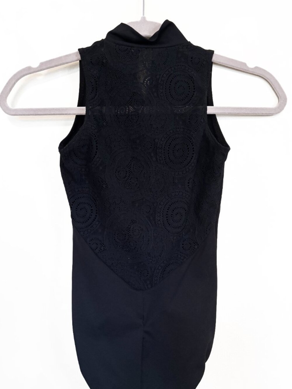 Ainsliewear Zip Front Lola Lace High Neck Leotard Adult XS - Picture 4 of 6